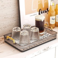 Drain Tray Light Luxury Household Tea Cup Water Cup Tea Tray Living Room Coffee Table Cup Double Dra