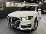 🔥2017年式 Audi Q7 45 TDI quattro七人座 3.0 柴油 純淨白🔥