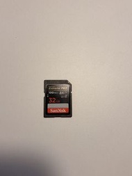 Sandisk Extreme PRO 32gb SD card