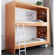 🛏️90x200x240cm DOUBLE DECKER BED FRAME Home Bedroom Hostel Student Steel Super Big Loft Single Size 
