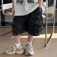 Big Boy Summer Shorts 2026 New Style Boy Shorts Children Summer Unique Stitching Thin Style Denim Sh
