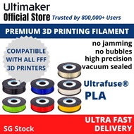 Ultrafuse® 2.85 mm PLA 750g 3D Printer Filament, Colours in Natural, Black, White, Red, Blue, Yellow