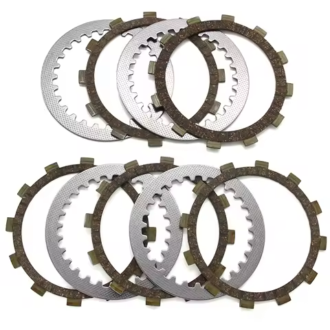 Motorcycle Clutch Friction Disc Plate Kit For Yamaha SRV250 Renaissa XV125S XV240 XV250 Virago Route
