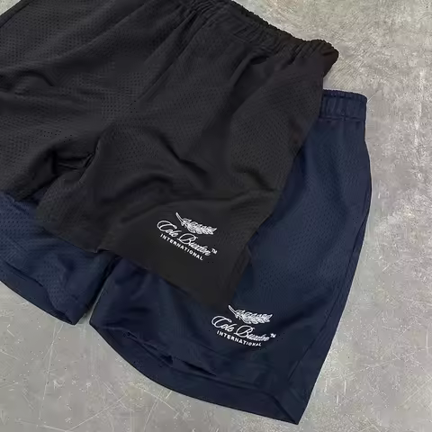 Frog Drift Cole Buxton Fashion Streetwear Best Quality Embroidery Loose Mesh Breathable Casual Pants