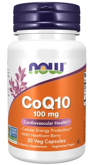 Now Foods CoQ10 100mg, 30 caps ( Multi-Pack)