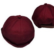 TOPIAH USTAZ ABDUL SOMAD (UAS) MAROON TOPIAH TRENDING KOPIAH + TOPI PECI VIRAL MEN BRIMLESS HAT RETRO MODERN STYLE