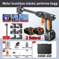 REAIM  cuci & mobil Jet Cleaner Termasuk Baterai 2*588VF Alat Cuci portable tekanan tinggi mesin sem