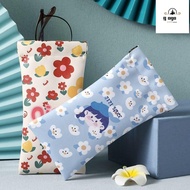 GOGOU Glasses Box, Portable Storege  Glasses Bag, Cartoon Printed PU Leather Eyewear Protector