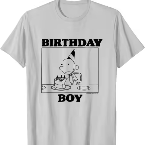 Diary Of A Wimpy Kid Greg Birthday Boy Comic Panel Kids Adults T Shirt