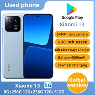 SmartPhone Xiaomi 13 5g 6.36 inch 54PM CAMERA Qualcomm Snapdragon 8 Gen2  256/512GB ROM 8/12GB RAM u