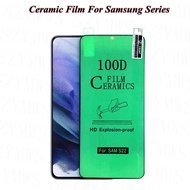 Ceramic Tempered Glass For Samsung S23 Ultra S22 S21 Note 20 Ultra S8 9 10 Plus Note 8 9 Screen Protector Film