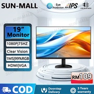 Monitor PC Monitor 19 Inch 24 Inch IPS 1ms 1080P Office/Gaming with Speaker 3-Year Warranty