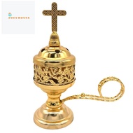 Charcoal Incense Burner Gold Incense Holder Charcoal for Incense Burner Censer Incense Burner Cathol