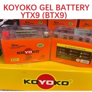 KOYOKO YTX9-BS G2 GEL BATTERY MODENAS ELEGAN PULSAR NS 160 200 RS200 SYM CRUISYM250I VTS200 KAWASAKI