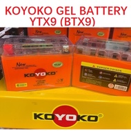 KOYOKO YTX9-BS G2 GEL BATTERY MODENAS ELEGAN PULSAR NS 160 200 RS200 SYM CRUISYM250I VTS200 KAWASAKI