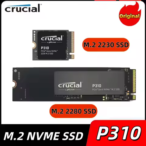 Crucial P310 2TB 1TB 500GB PCIe 4.0 NVMe M.2 2230 / 2280 SSD Internal Solid State Drive Up to 7100 M