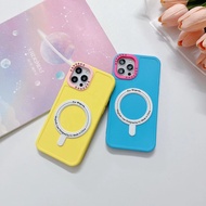 Magnetic Ring Silica Gel Back High Quality Case for iPhone X (XS) XR 6 Plus 7 Plus / 8 Plus Screen Protector