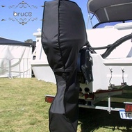 BRUCE1 Boat Outboard Motor Cover, 420D Oxford Fabric Zipper Full Boat Motor Cover, Draggable Engine 