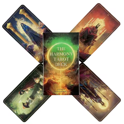 The Harmony Tarot Deck Cards A 78 Deck Oracle English Visions Divination Edition Borad Playing Games