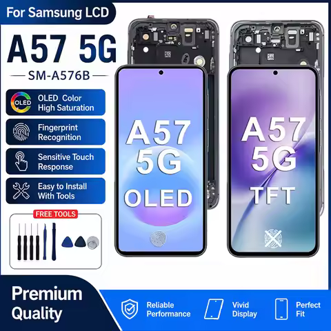 OLED For Samsung Galaxy A57 5G LCD SM-A576B Display Touch Screen Assembly For Samsung A57 LCD SM-A57