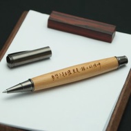 手寫語錄-檜木 / 德國SCHMIDT拔蓋式鋼珠筆 / 夢想