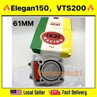 Block Racing 61mm Ceramic Elegan 150 &amp; SYM 200 YWL ELEGAN150 VTS200 SYM200 VTS CYLINDER BLOK 61 MM