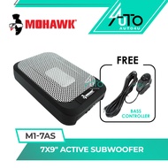 Mohawk M1-7AS 7x9 Inch Active Subwoofer M1 Series Underseat Built In Amplifier Speaker Kereta Kerusi