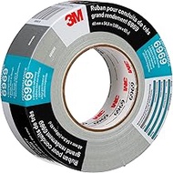 3M Extra Heavy Duty Duct Tape 6969, Silver, 48 mm x 54.8 m, 10.7 mil
