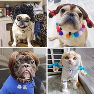 Pet Wig Explosive Head Cat Dog Halloween Christmas Wig Pet Hair Accessories