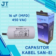 Capacitor 16-uF Cable Capacitor Original 450 VAC SAN-EI/