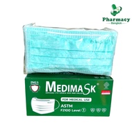 MediMask เกรดทางการแพทย์ ASTM F2100 Lv1 สีเขียว