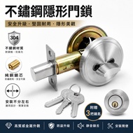 Silent Auxiliary Lock Taiwan Ready Stock🔥 Auxiliary Door Lock Anti-theft Auxiliary Lock Security Aux