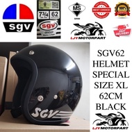 100% ORIGINAL SGV62 HELMET SPECIAL SIZE XL 62CM BLACK BLUE