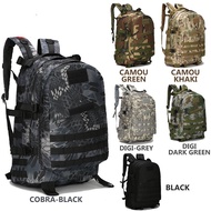 Army Military 3P PUBG Attack Tactical Backpack 40L Outdoor Travel Bag B01 NKH27