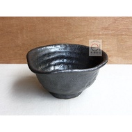 +Sawa Ceramic Tableware+[XL080212- 5 Nanman Kurobuki 5 Inch Fukai- Made In Japan] In Japan Bowl Fuka