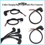 WITTE E-bike Charging Plug Interface Cable Wire 6 Styles Cable Wire Connector T Type Cable
