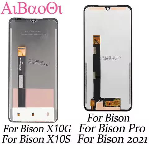 AiBaoQi New Touch Screen + LCD Display Replacement For Umidigi Bison X10S X10G Bison Bison Pro Bison