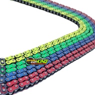 Rantai warna fukuyama 428h rantai racing merah biru hijau kuning 428HSBT 130L