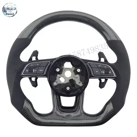 Hot Products Carbon Fiber for Audi Models A3 A4 A4L A5 A7L A8 Q5 Q7 Q3 B9 A6 R8 Steering Wheel