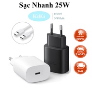 Củ sạc nhanh Samsung 25W kèm cáp Bộ Sạc Nhanh Cho Điện Thoại Bộ sạc nhanh Samsung 25W Adapter Sạc T