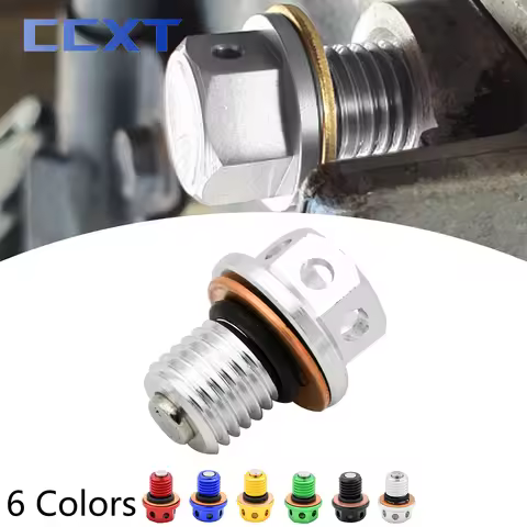 M12xP1.5 Oil Drain Plug Bolt Screw For CRF Honda XR CR 80 100 125 250 350 480 500 650L 1981-2013 CR1