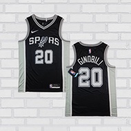 San Antonio Spurs Heatpress Basketball Jerseys NBA Manu Ginobili San Antonio Spurs