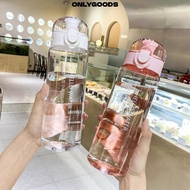 ONLYGOODS 780ml Sports Water Bottle Girl Boy Plastic Portable Drinking Bottle