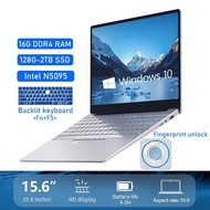 Brand New 16GB-DDR4 15.6Inch IPS Cheap-Laptop Windows10 Intel N5095 Quad-Core Notebook 128G-1T SSD Fingerprint Backlit 5G-WIFI