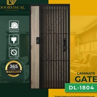 Laminate Gate – DL-1804 | Laminate Metal Gate For HDB / CONDO / BTO / LANDED HOUSE FLATS