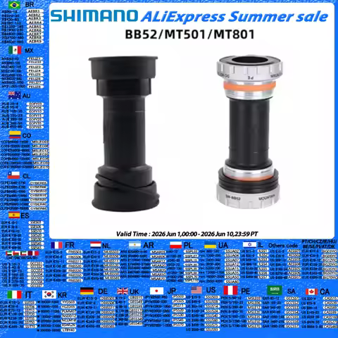 Shimano DEORE XT SLX MT800 MT801 BB52 MT501 BB93 BB80 68mm/73mm 89.5/92mm Press BB MTB Bottom Bracke
