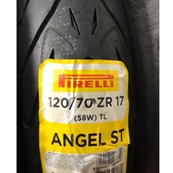 2022MADE} Pirelli Angel ST 120/70-17 58W 326KG MAX LOAD 220KM/H Hard Compound