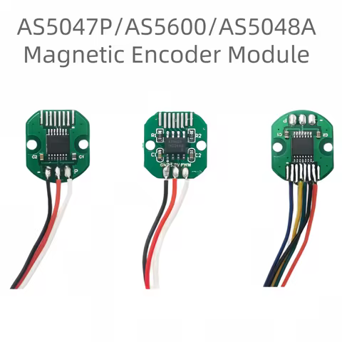 AS5047P/AS5600/AS5048A magnetic encoder module, high-precision 14-Bit On-Axis Rotary Position Sensor