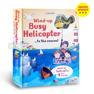 USBORNE WIND-UP BOOKS : BUSY HELICOPTER TO THE RESCUE (AGE 3+) BY DKTODAY