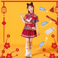 Chinese Boy's Outfit Girl's Ah Mui Shirt New Year Age 3-16 Years